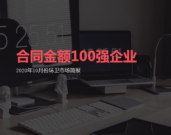 合同金额100强企业