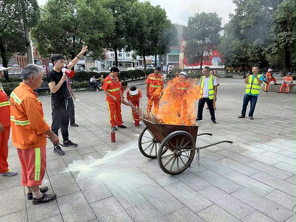 玉龙环保：金沙分公司消防演练
