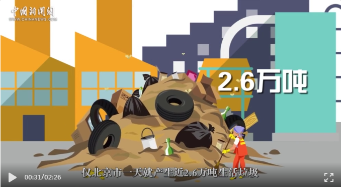 一座城市一天产生多少垃圾