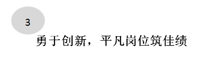 勇于创新，平凡岗位筑佳绩