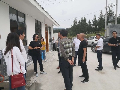 贵州省生态环境厅等领导到玉龙环保思南县城乡生活垃圾收运项目考察